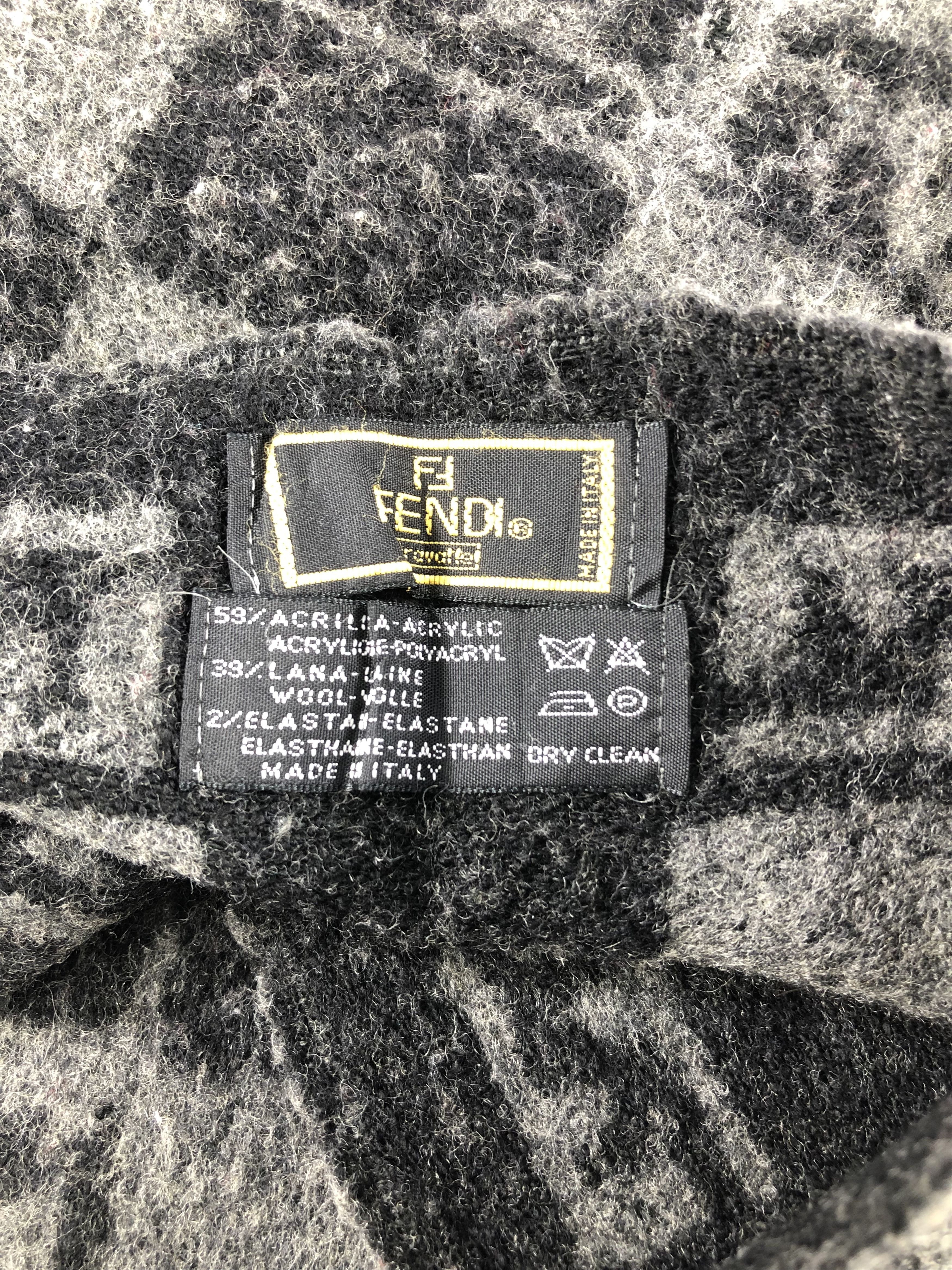Fendi Fendi Monogram Scarf / Muffler / Neckwear Size ONE SIZE - 3 Thumbnail