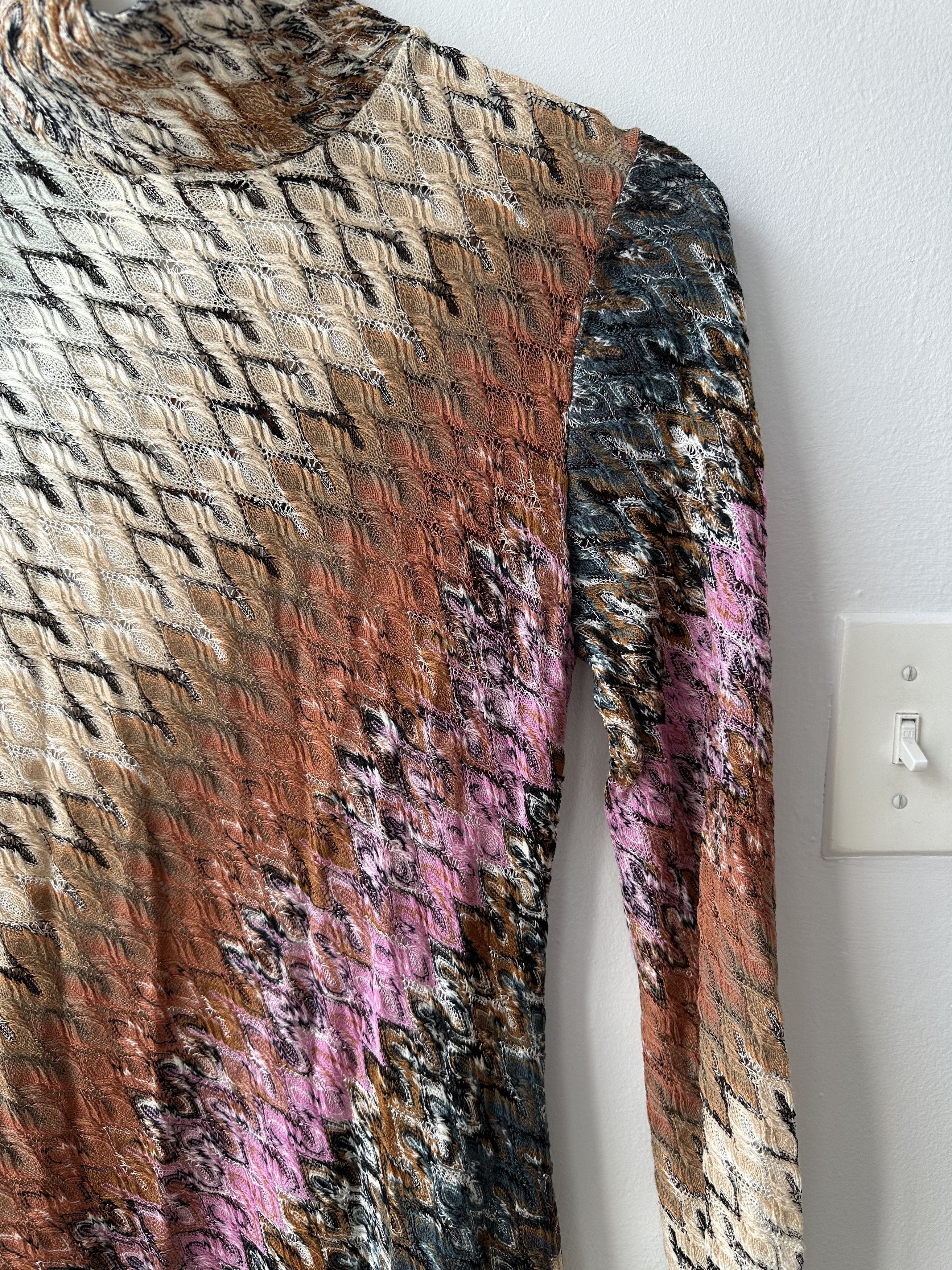 Missoni Missoni Long Dress-Shaded Wool Raschel *BRAND NEW* Size M / US 6-8 / IT 42-44 - 3 Thumbnail