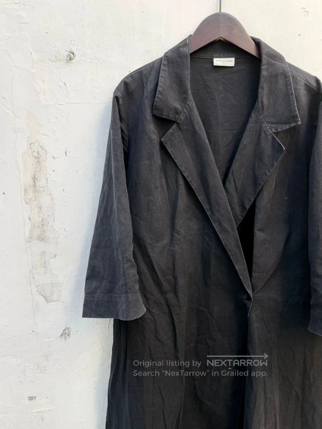 Dries Van Noten drapes like a coat with outer pocket. Size L / US 10 / IT 46 - 6 Thumbnail