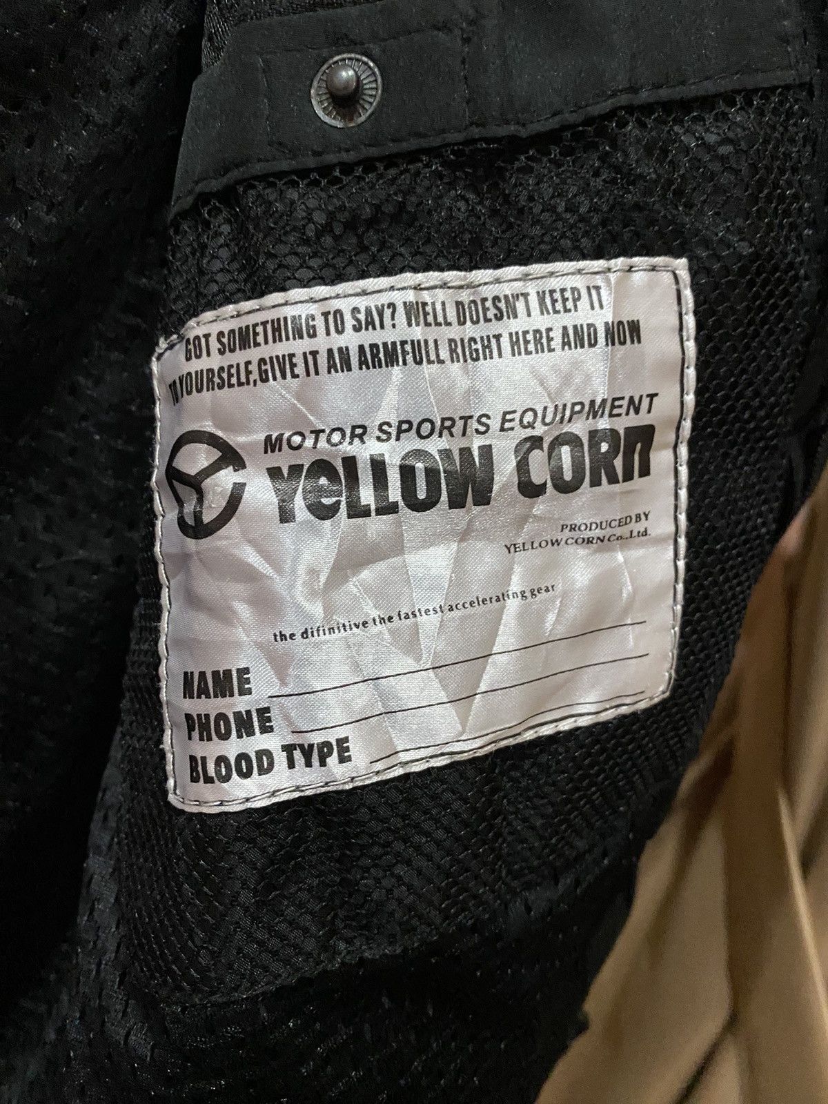 YELLOW CORN YELLOW CORN BIKERS JACKET Size US XL / EU 56 / 4 - 12 Thumbnail