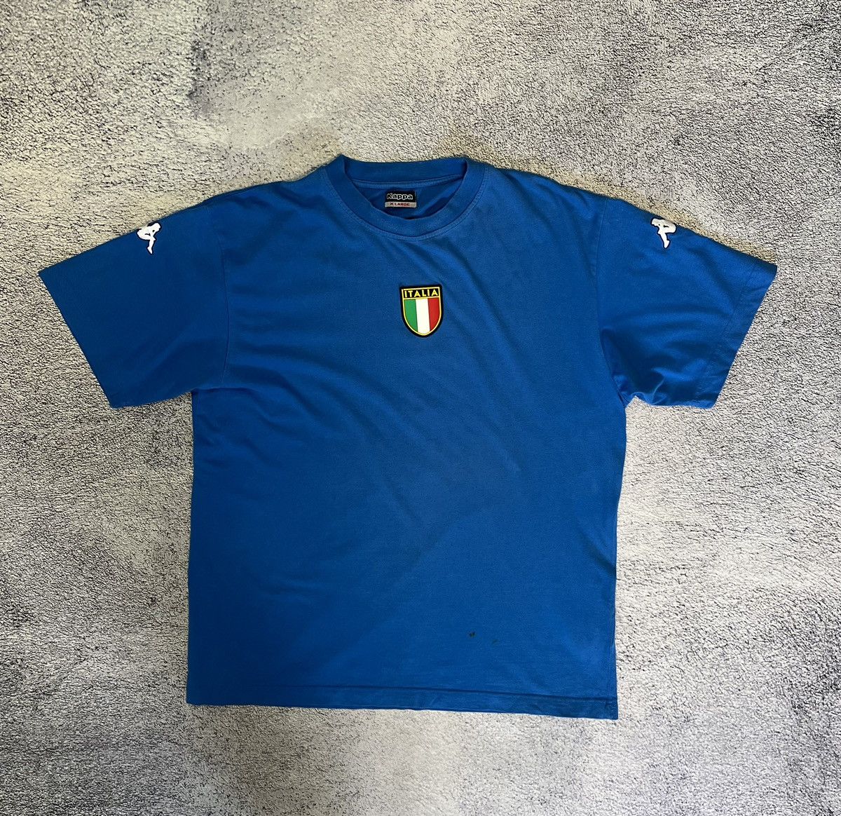 Kappa Kappa Italy Men’s T- Shirt Vintage Jersey Soccer 100% Cotton Size US XL / EU 56 / 4 - 1 Thumbnail