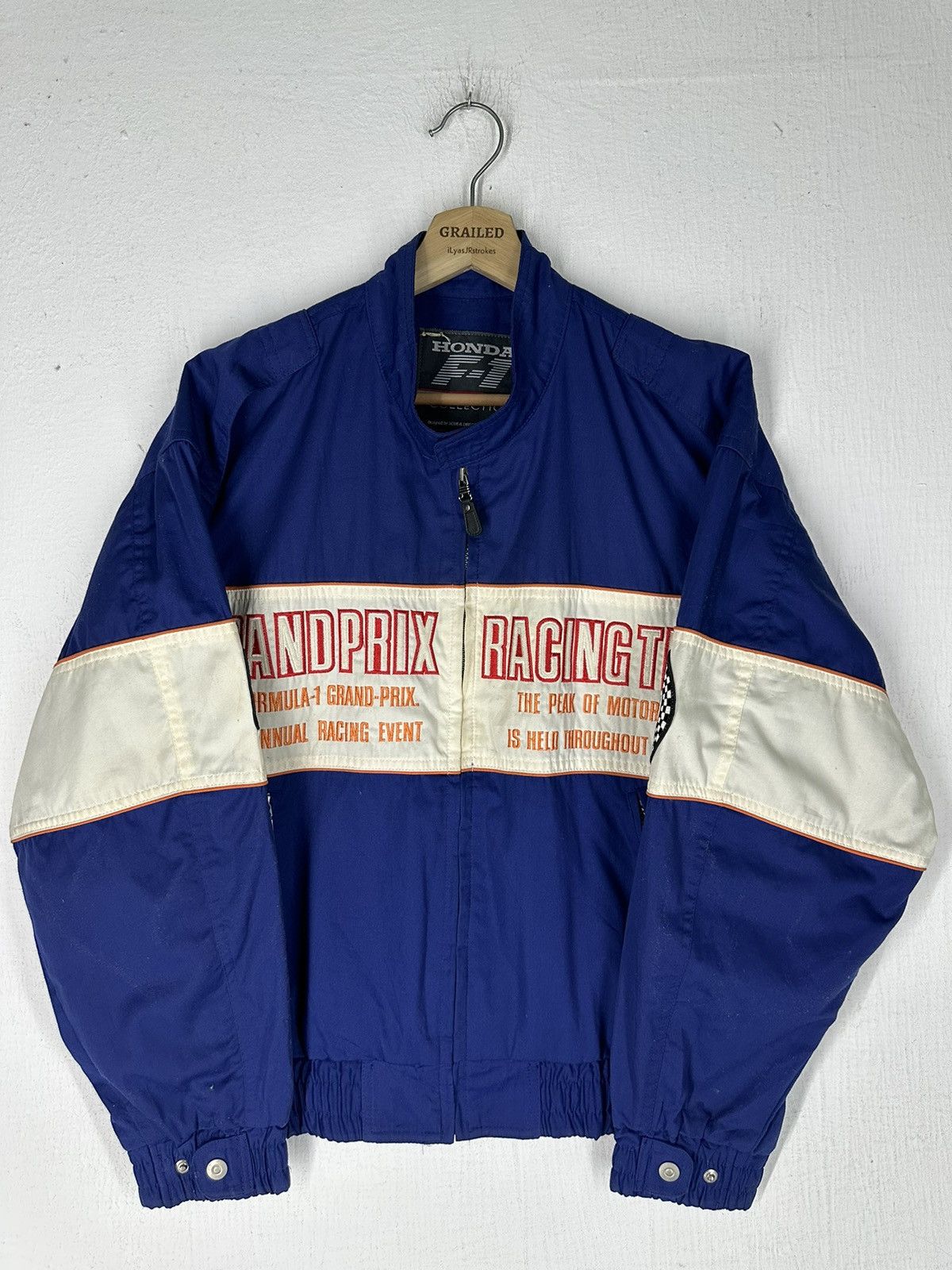 Sports Specialties Vintage 90’s Honda Grandprix Racing Team Formula 1 Jacket Size US M / EU 48-50 / 2 - 2 Thumbnail