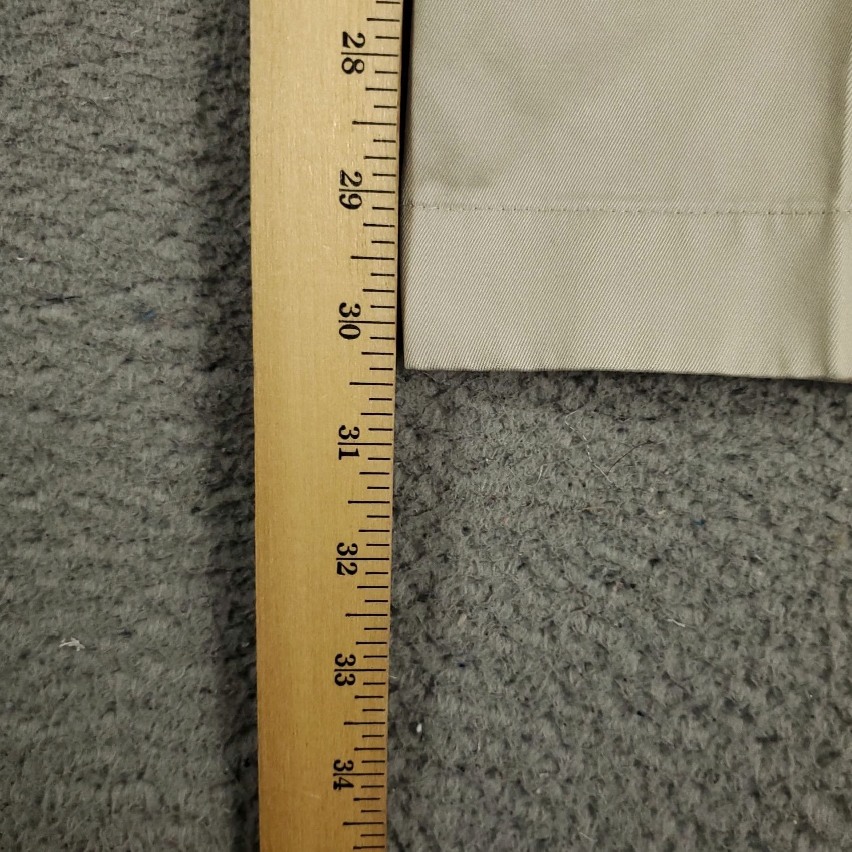 Brooks Brothers Brooks Brothers Pants Mens 38x30 Beige Flat Front Chino Trousers Regular Straight Front Clothing Shirt Size US 38 / EU 54 - 5 Thumbnail