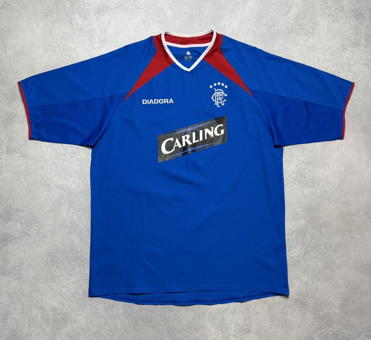 Diadora Glasgow Rangers 2003 2005 Home Shirt Soccer Jersey Diadora Size US L / EU 52-54 / 3 - 1 Thumbnail