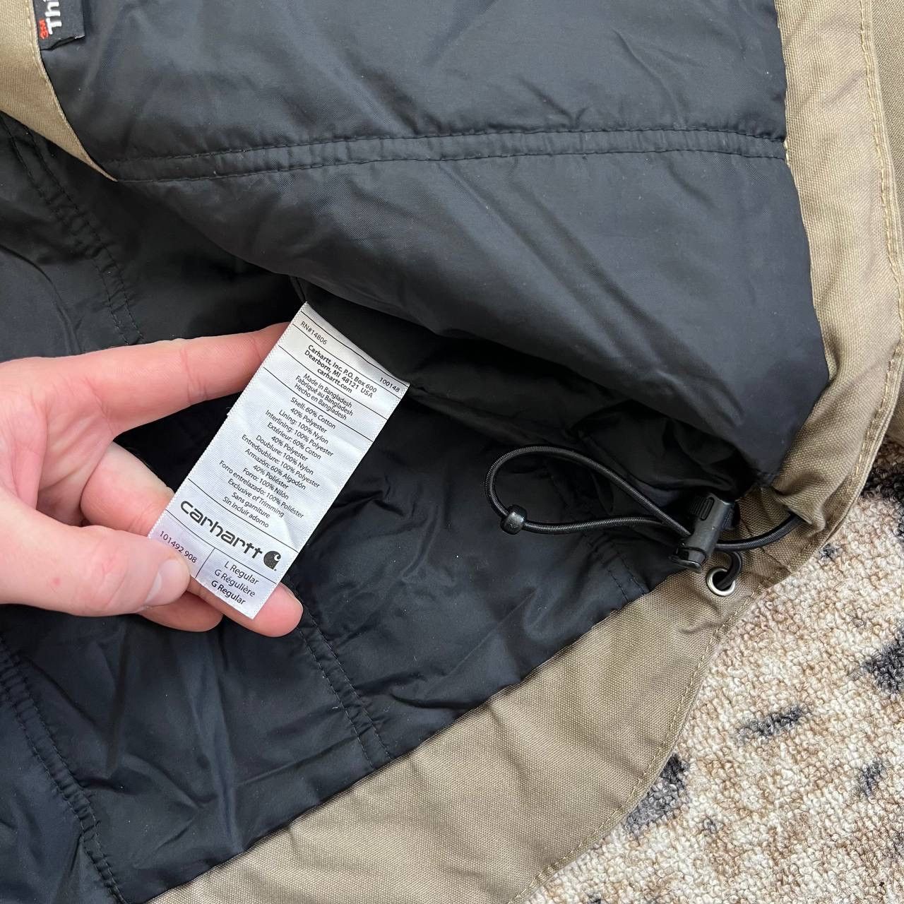 Carhartt Carhartt Vintage Y2K Bomber Jacket Streetwear Sk8 Style Size US L / EU 52-54 / 3 - 7 Thumbnail