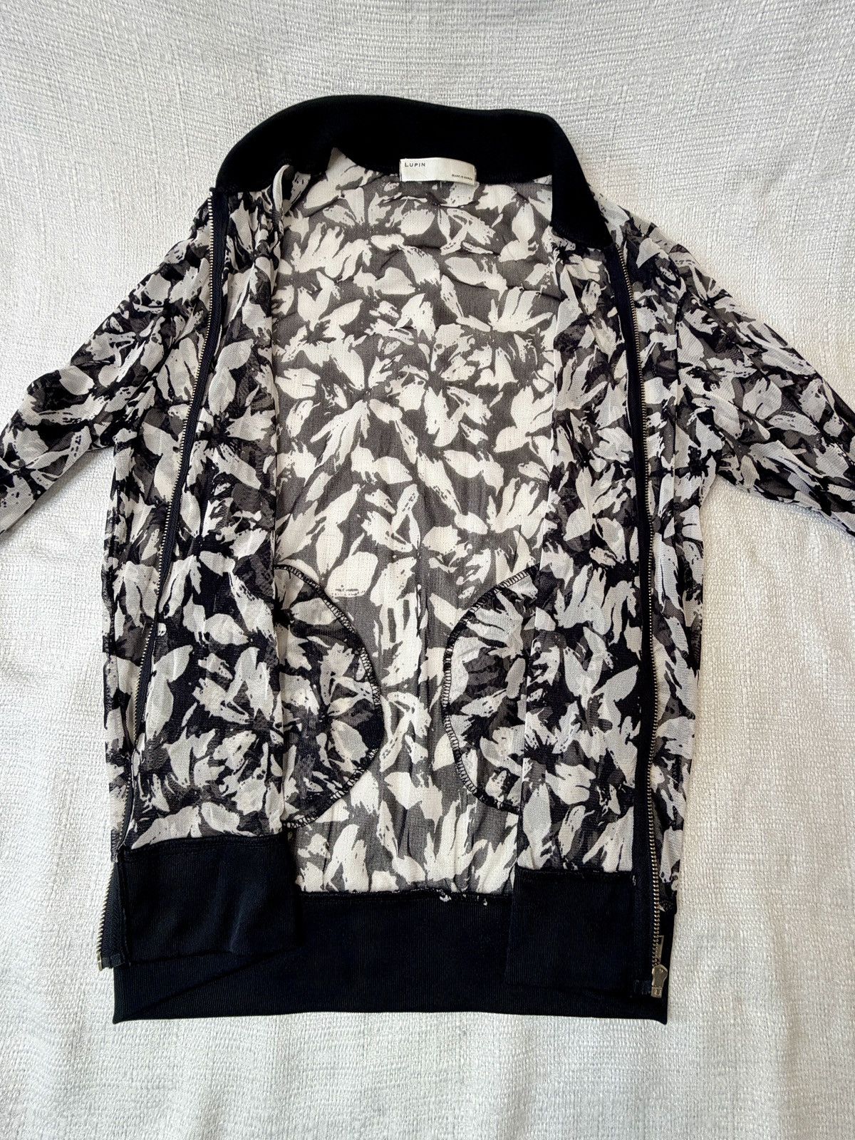 Other Lupin See Through Mesh Bomber Jacket Size S Size US S / EU 44-46 / 1 - 12 Thumbnail