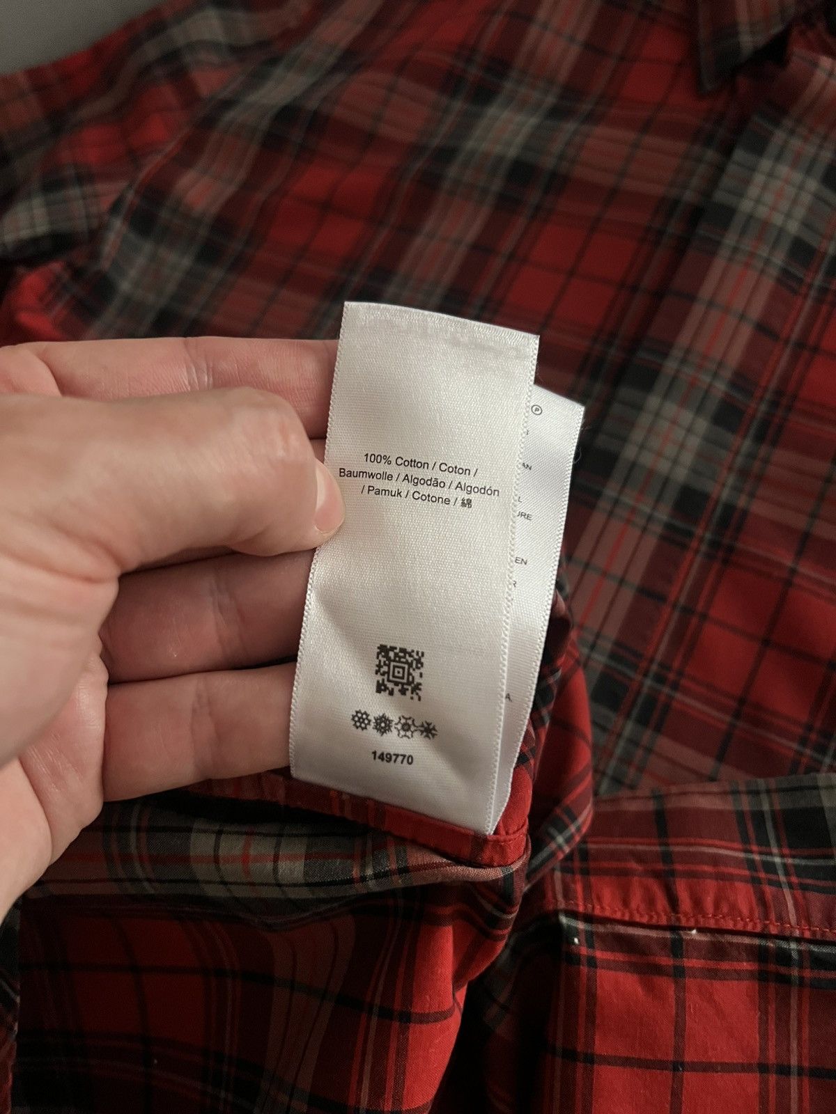 Fred Perry Fred Perry Checkered Red Logo Shirt Size US S / EU 44-46 / 1 - 11 Thumbnail