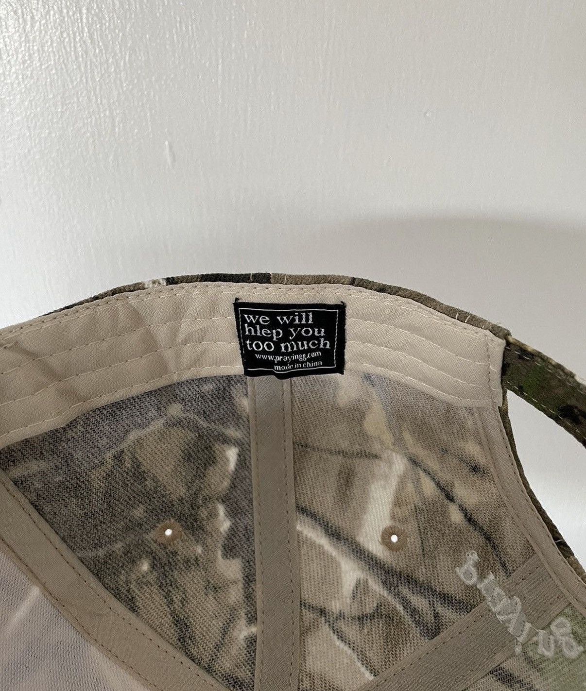 Praying Praying Camo NY Cap Size ONE SIZE - 3 Thumbnail