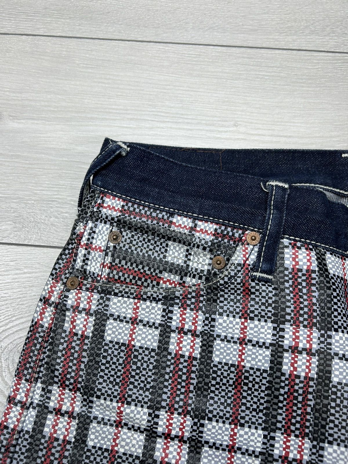 Japanese Brand × Vintage Evisu vintage denim jeans size 32 Size US 32 / EU 48 - 6 Thumbnail