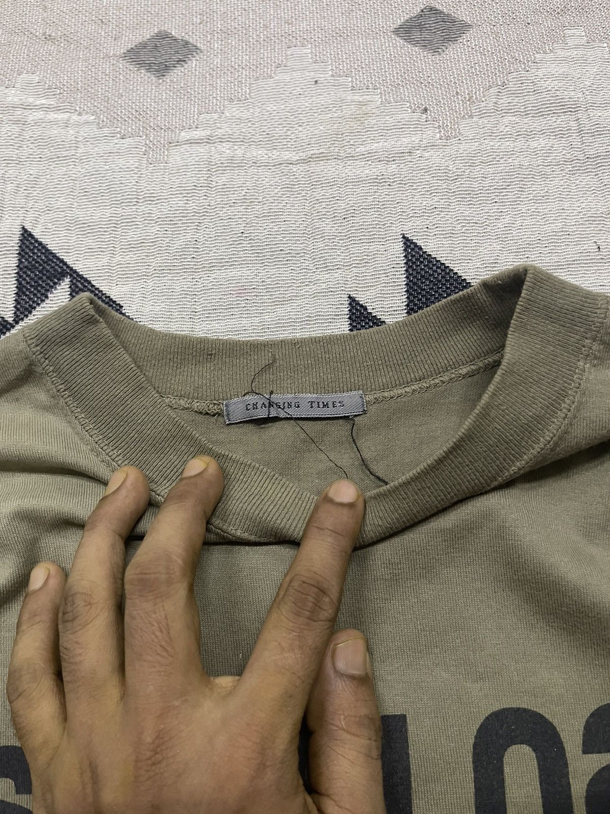 Surplus Research 2000s CHANGING TIME X SURPLUS JAPANESE BRAND SUN FADED SHIRT Size US M / EU 48-50 / 2 - 7 Thumbnail