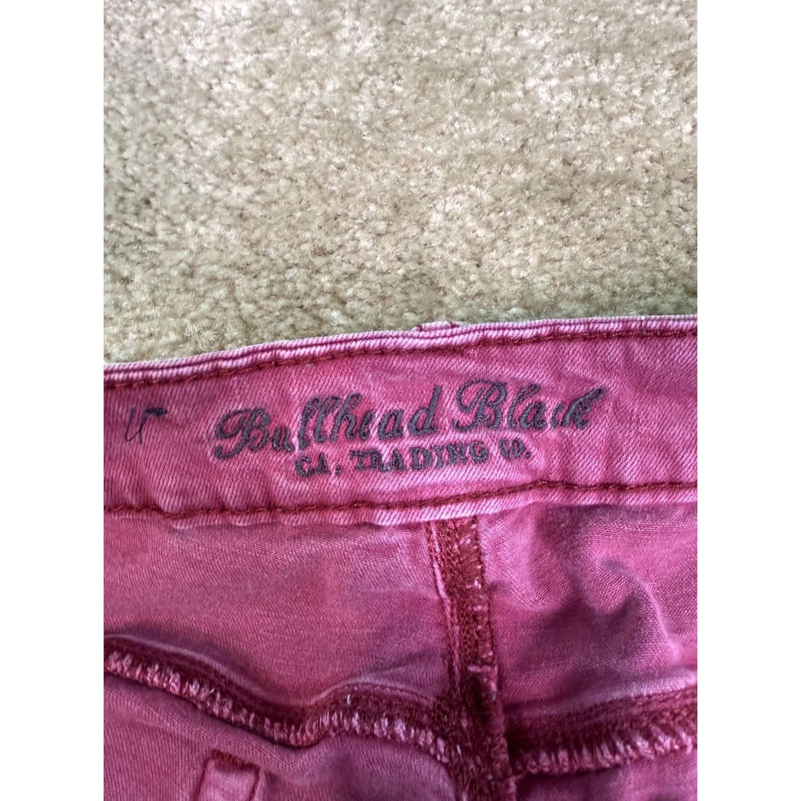 Denime Bullhead Pink Jegging Skinny Jeans Stretch Size 13 Skinniest D478 Size 34" / US 12 / IT 48 - 7 Thumbnail