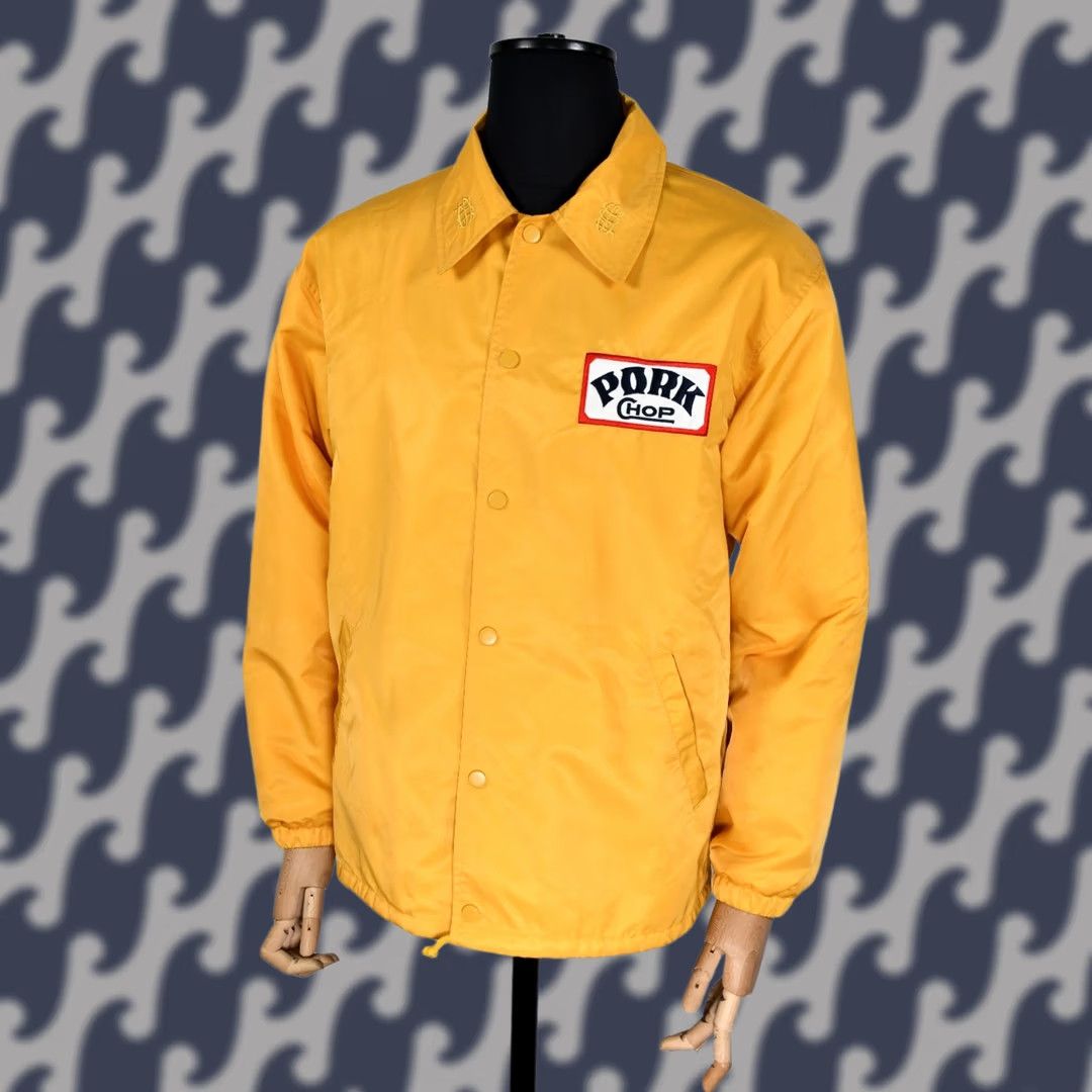 Garage PORKCHOP GARAGE SUPPLY Jacket Mens L Yellow Coach Jacket Mens L Yellow Coach Size US L / EU 52-54 / 3 - 1 Thumbnail