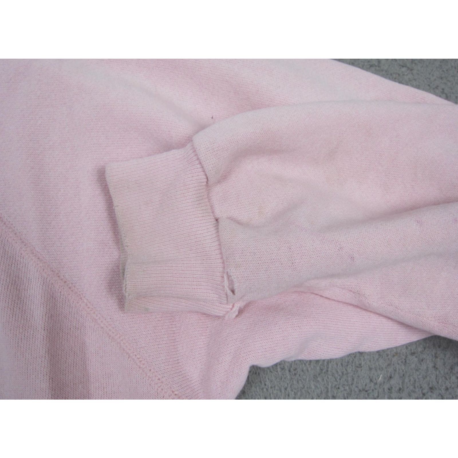 Hanes VINTAGE Hanes Sweatshirt Adult L Pink 80s 90s Mercy Hospital Care Regular Mens Sweatshirt Pullover Crew Neck Fleece All Seasons Built in USA Size US L / EU 52-54 / 3 - 6 Thumbnail