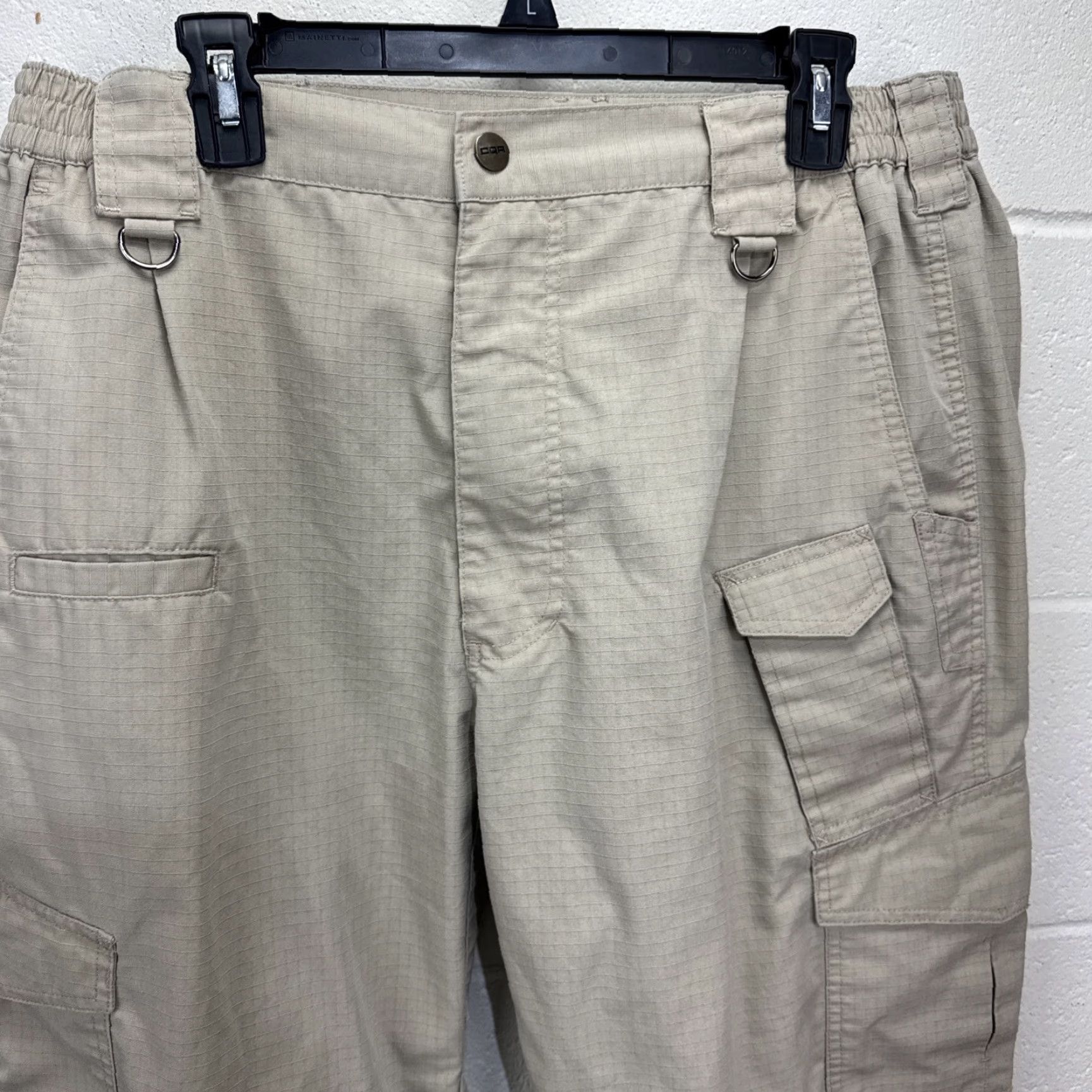 Vintage CQR Pants Men Size 38x34 Beige Tactical Cargo Ripstop Water-Resistant Outdoor Mens Size US 38 / EU 54 - 2 Thumbnail