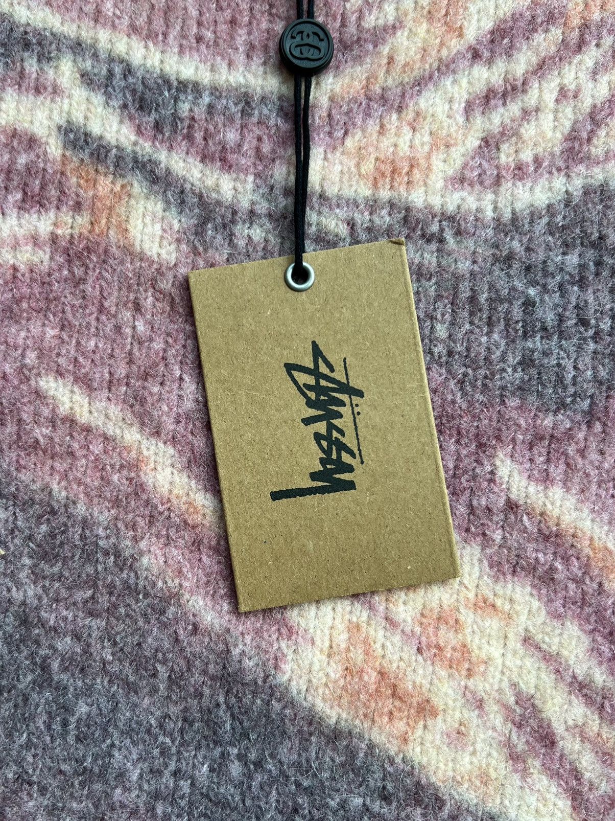 Stussy Stussy x Lucien Smith Tigris Print Mohair Knit Sweater Large Size US L / EU 52-54 / 3 - 6 Thumbnail