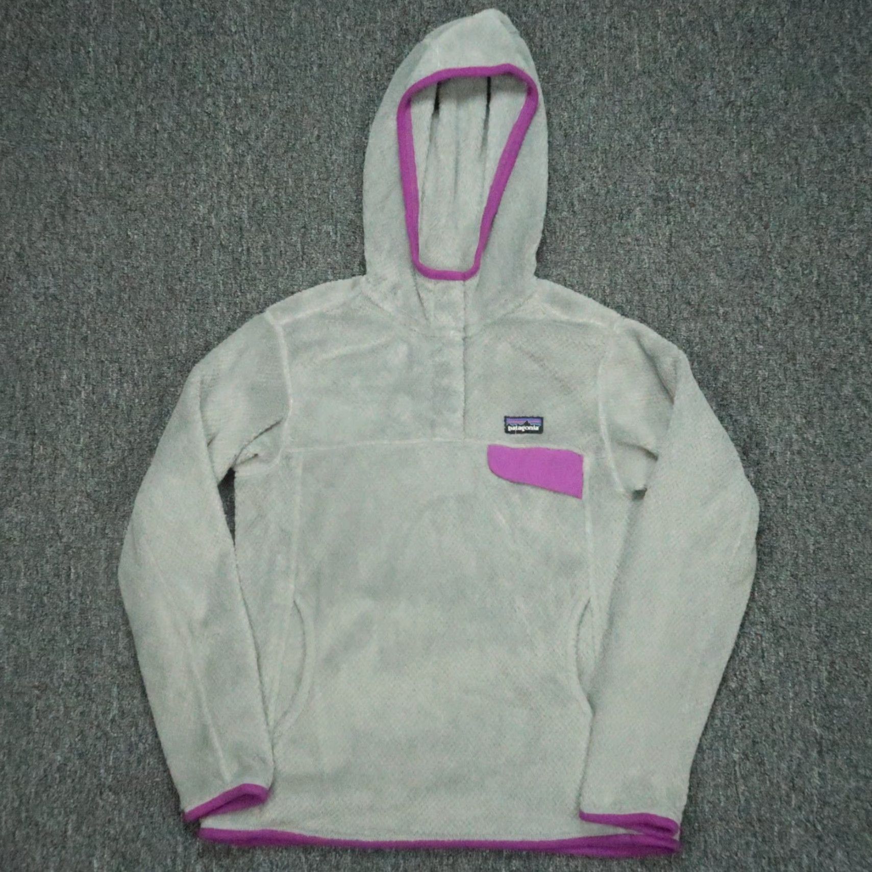 Patagonia Patagonia Pullover Womens Small Gray Re-Tool Snap-T Fleece Hoody 25436 Size S / US 4 / IT 40 - 2 Thumbnail