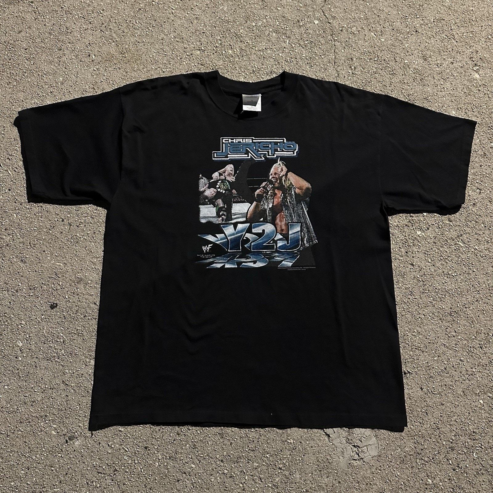 Vintage × WWE × WWF Vintage 2000 WWF Y2J Chris Jericho Wrestling Tee T-Shirt Size US XL / EU 56 / 4 - 2 Thumbnail