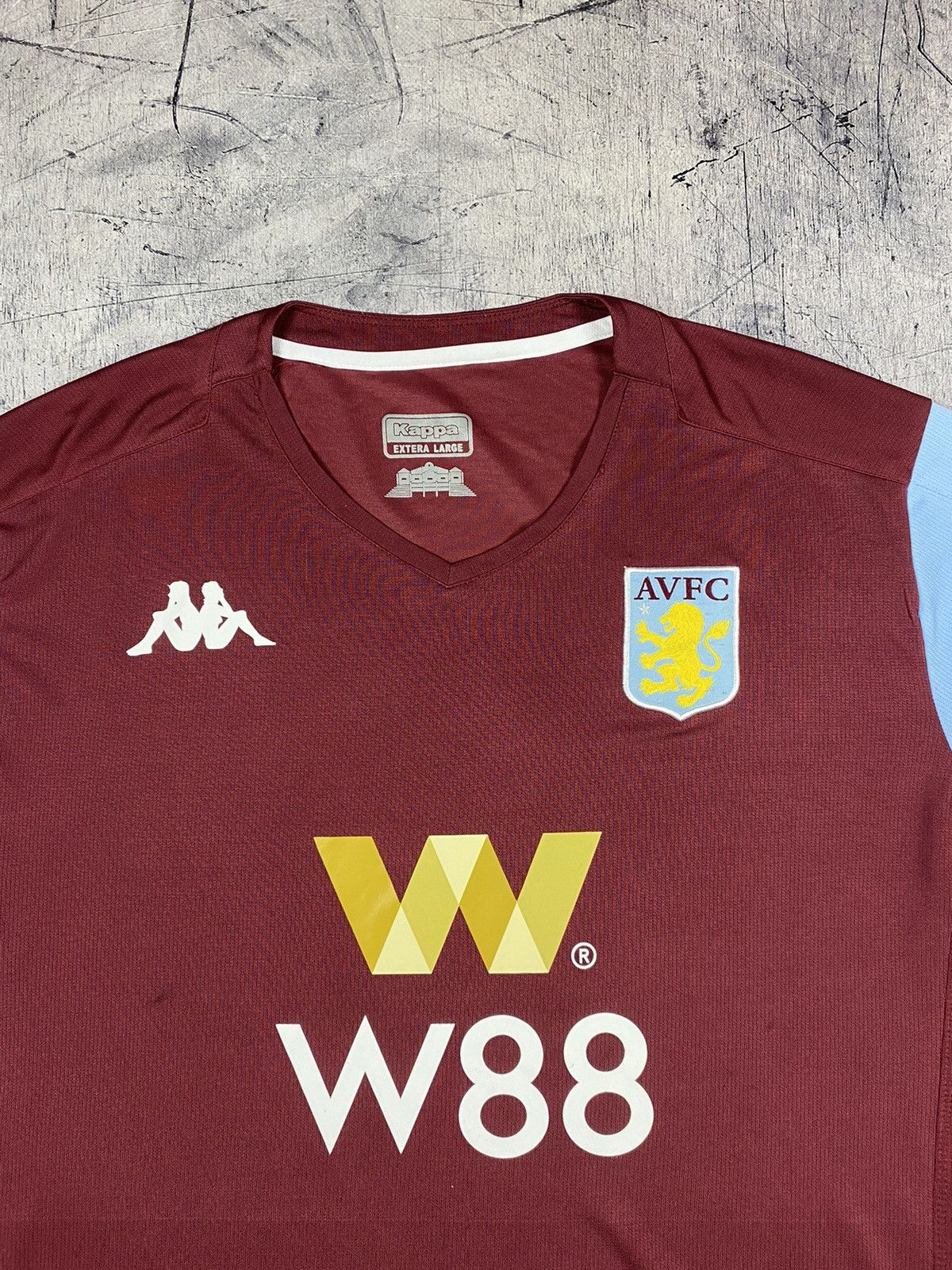 Kappa Kappa Aston Villa Soccer Jersey Size US L / EU 52-54 / 3 - 7 Thumbnail