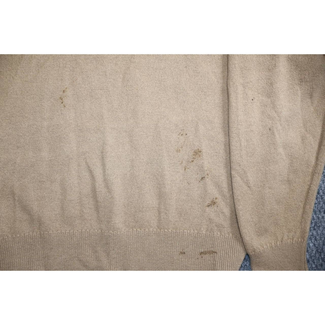 Burberry Vintage Burberry's 100% Lambswool V-neck Sweater Brown Size US S / EU 44-46 / 1 - 8 Thumbnail