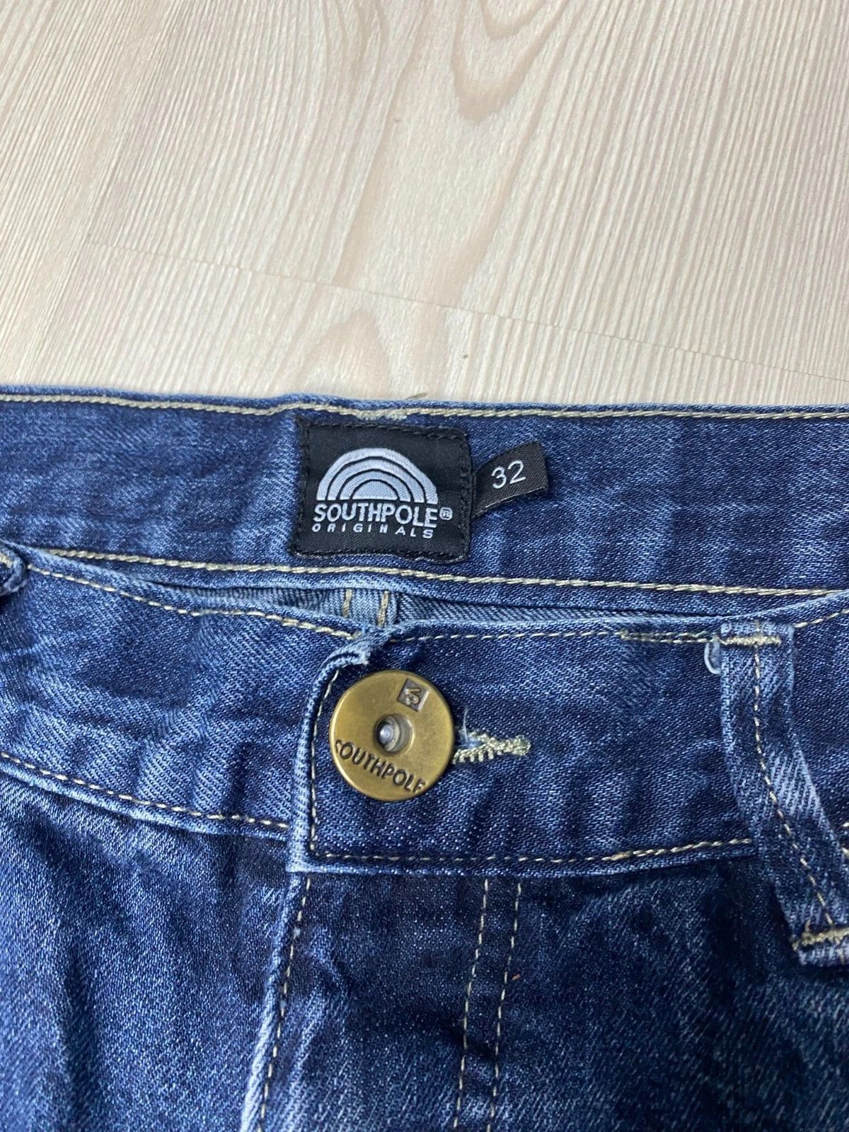 Southpole Vintage South Pole Jeans 90s Baggy Denim Pants Streetwear Size US 32 / EU 48 - 8 Thumbnail