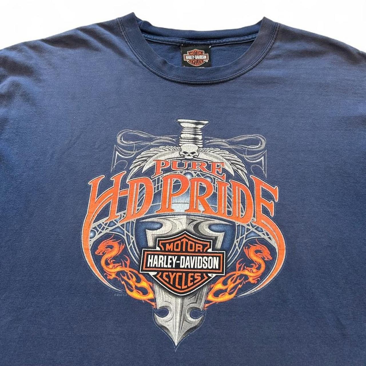 Harley Davidson Vintage Harley Davidson Flame & Dragon T Shirt Size L Size US L / EU 52-54 / 3 - 1 Thumbnail