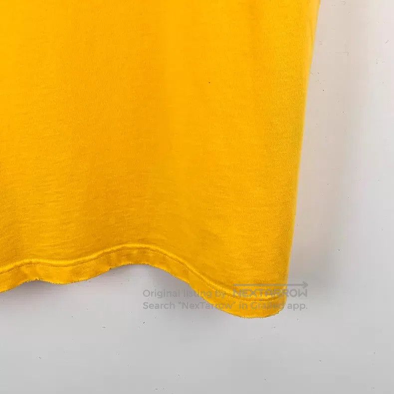 Balenciaga Balenciaga Yellow Logo Letter Printed Cotton Round Neck Sh Size US M / EU 48-50 / 2 - 5 Thumbnail