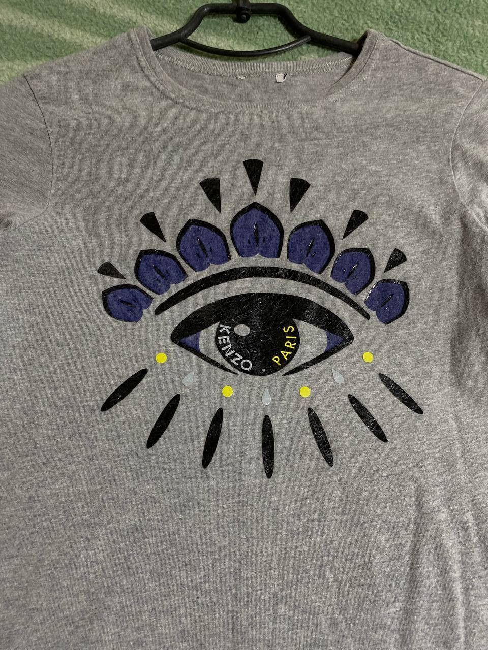 Kenzo × Vintage Kenzo Sweatshirt Vintage Overprint Big Logo Eyes Paris Size US S / EU 44-46 / 1 - 7 Thumbnail