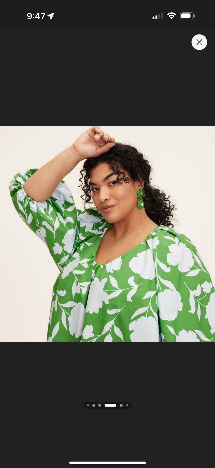 Kate Spade Floral Linear Earrings | kate spade x Target Green Size ONE SIZE - 5 Thumbnail