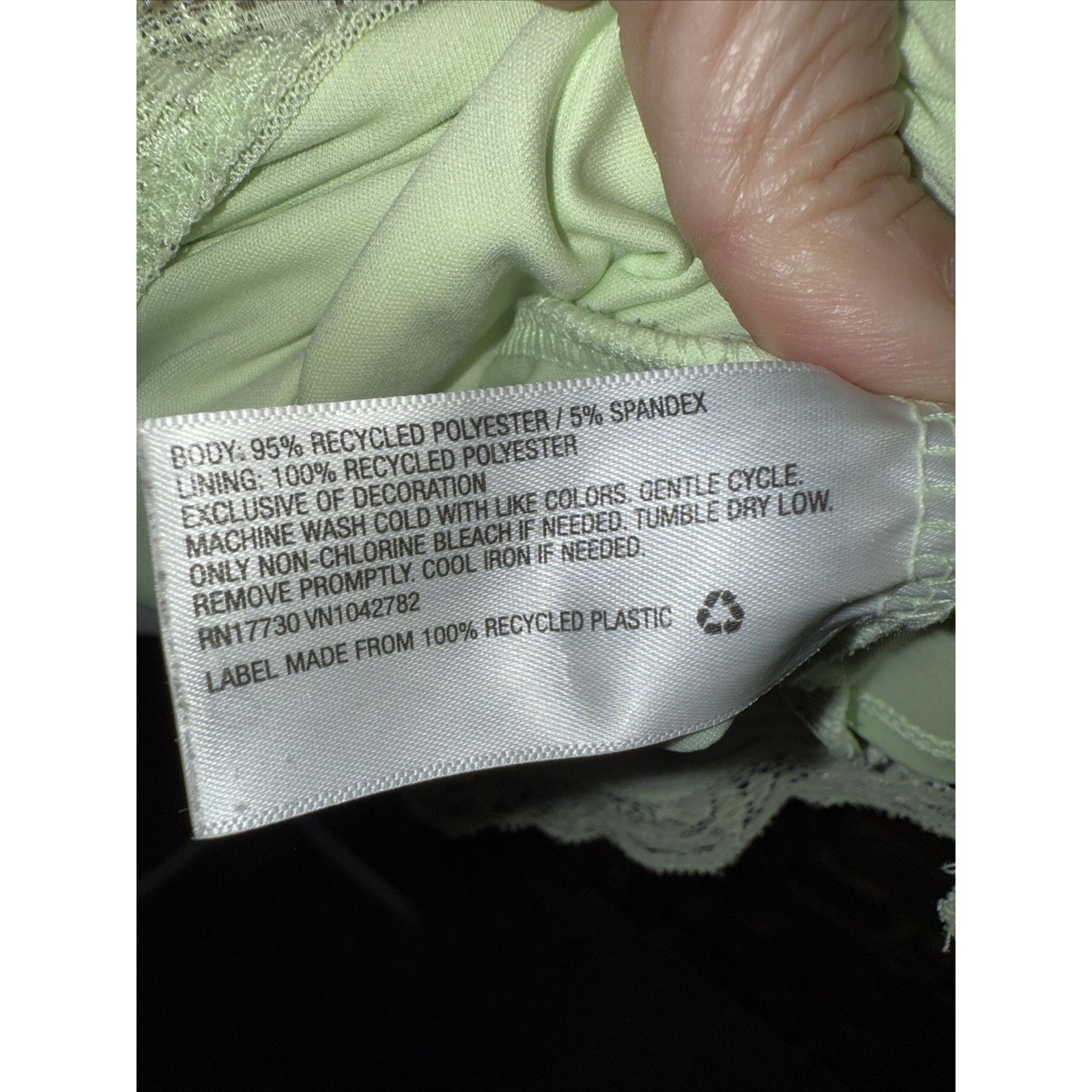 Target Basics Wild Fable Coquette Fairy Mesh Green Floral Slip Dress Sz M Size M / US 6-8 / IT 42-44 - 7 Thumbnail