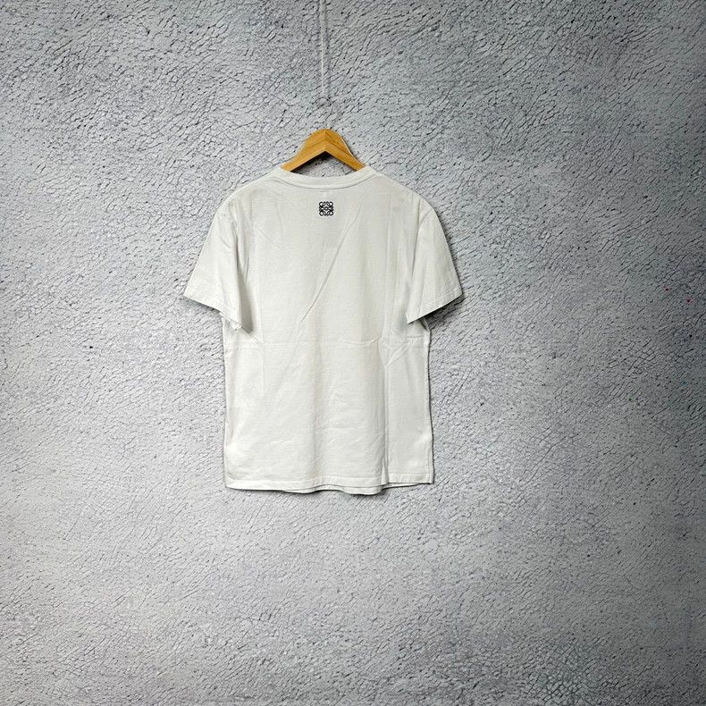 Loewe LOEWE Letter pattern printed T-shirt with round neck and s Size S / US 4 / IT 40 - 2 Thumbnail