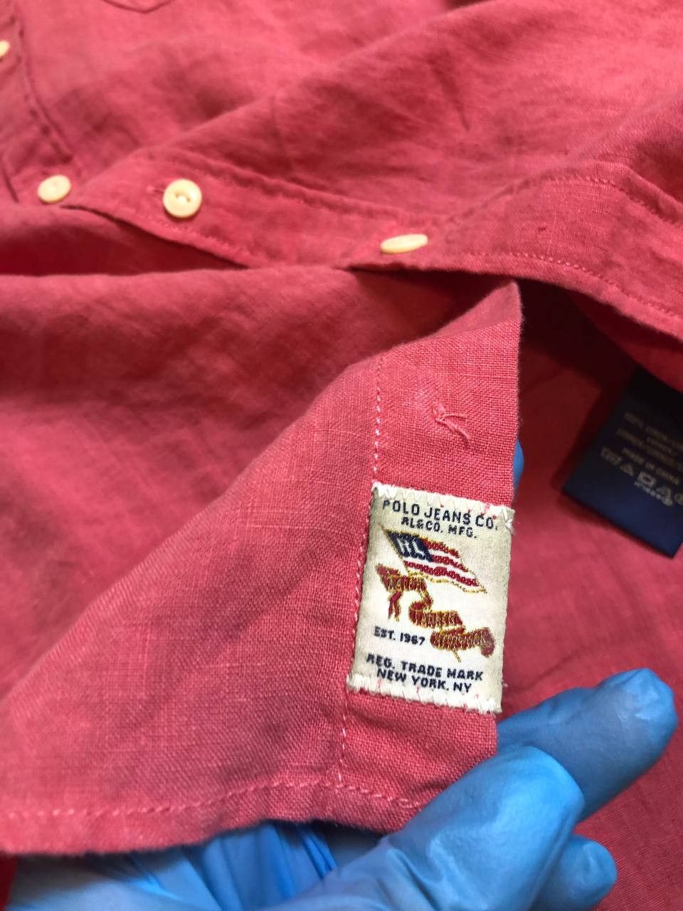Polo Ralph Lauren Polo Ralph Lauren Shirt Button Up Short Sleeve Vintage Size US L / EU 52-54 / 3 - 5 Thumbnail