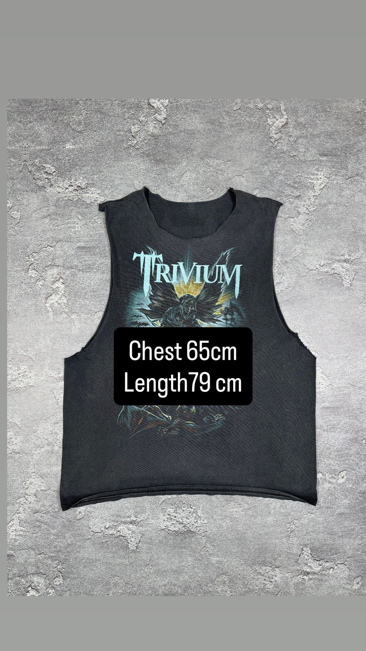 Band Tees Trivium Faded Rock Gothic Tank Top Shirt Size XL Streetwear Size US XL / EU 56 / 4 - 2 Thumbnail