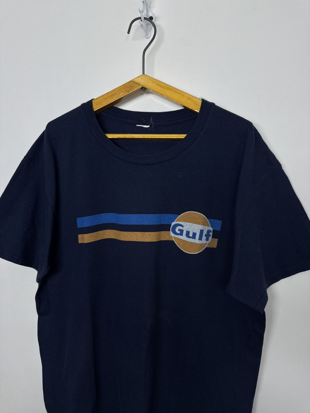 Vintage Vintage Gulf Racing T-Shirt 90’s Size US L / EU 52-54 / 3 - 1 Thumbnail