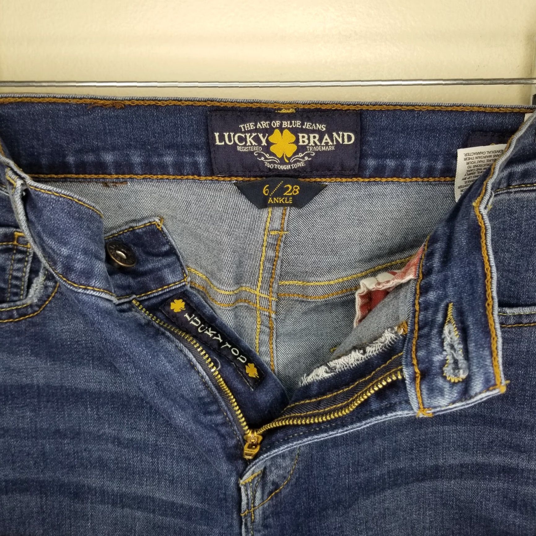 Lucky Brand Lucky Brand Olivia Jeans Women’s Skinny Ankle Blue Size 6 Regular 28x29 Womens Skinny Denim 90s Casual? Size 28" / US 6 / IT 42 - 3 Thumbnail