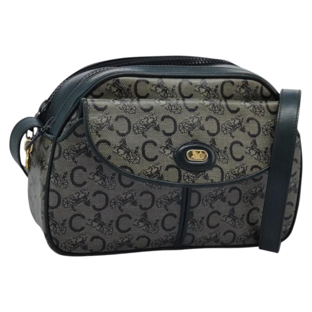 Celine CELINE C Sulky Shoulder Bag Pvc Navy Gold Size ONE SIZE - 1 Thumbnail