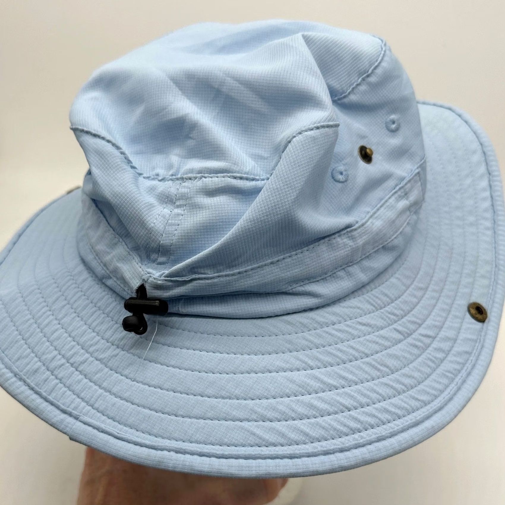 Vintage Goat Usa Bucket Hat Adult Men OSFA Light Blue Embroidered Logo Hiking Fishing Size ONE SIZE - 4 Thumbnail
