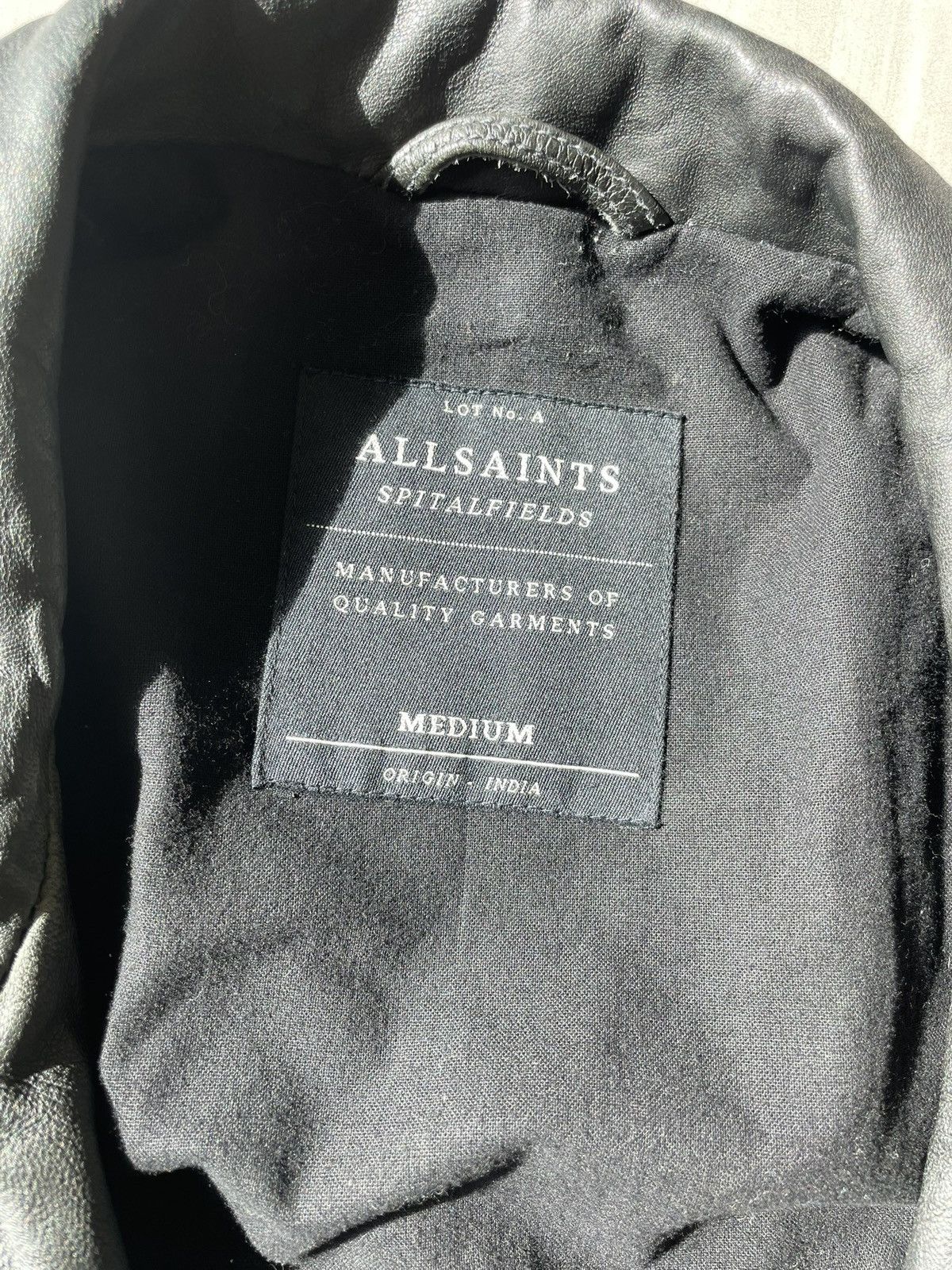 Allsaints AllSaints Spitalfield leather cargo jacket Size US M / EU 48-50 / 2 - 4 Thumbnail