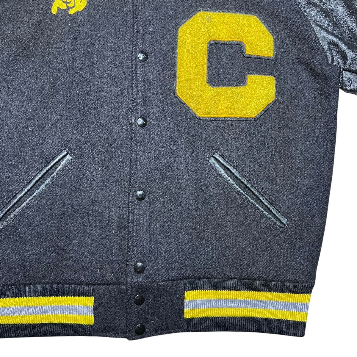 NCAA 1980s NCAA Colorado Buffaloes Wool Leather Varsity Jacket Size US L / EU 52-54 / 3 - 11 Thumbnail
