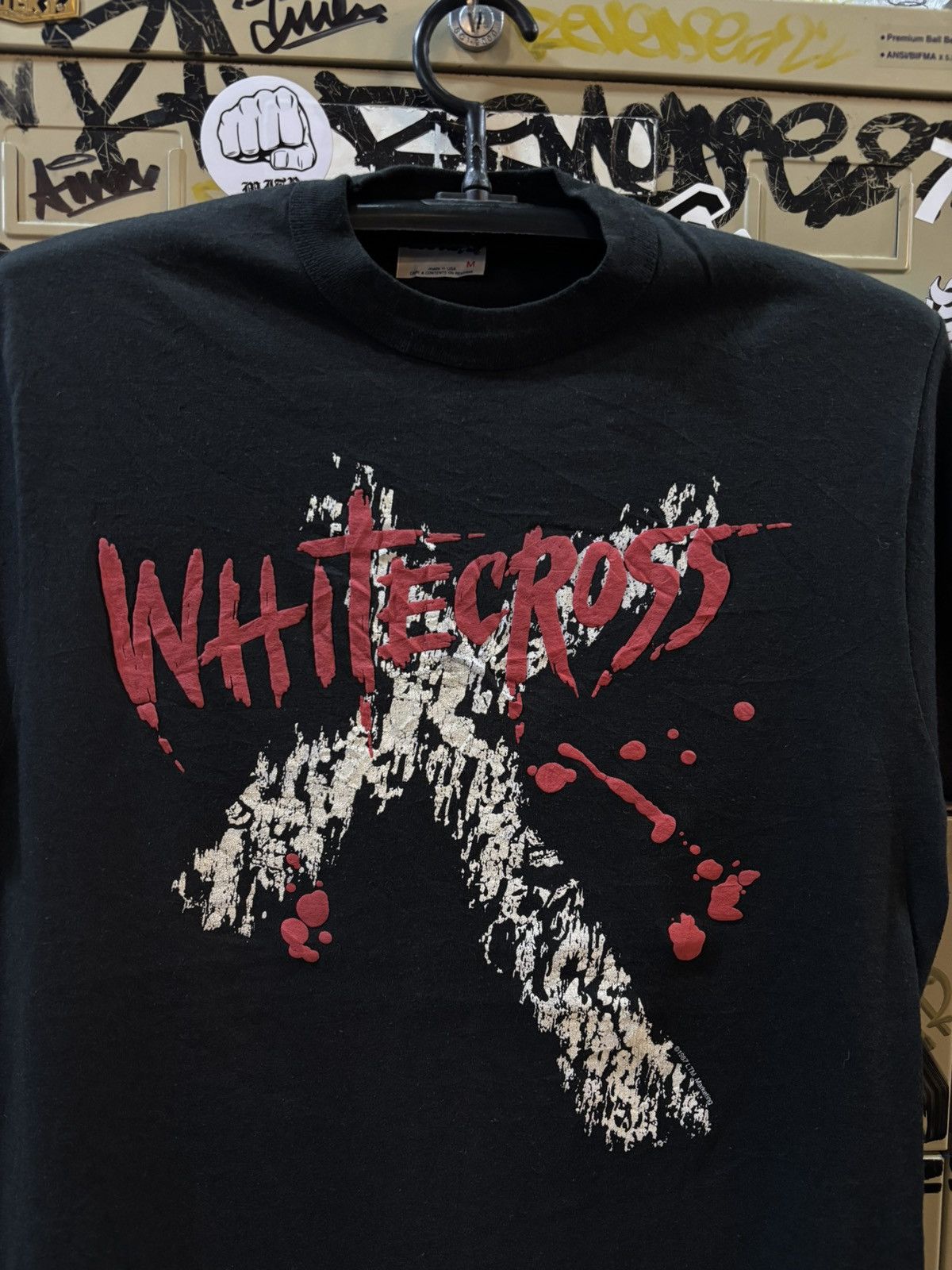 Other White cross vintage tee Size US M / EU 48-50 / 2 - 2 Thumbnail