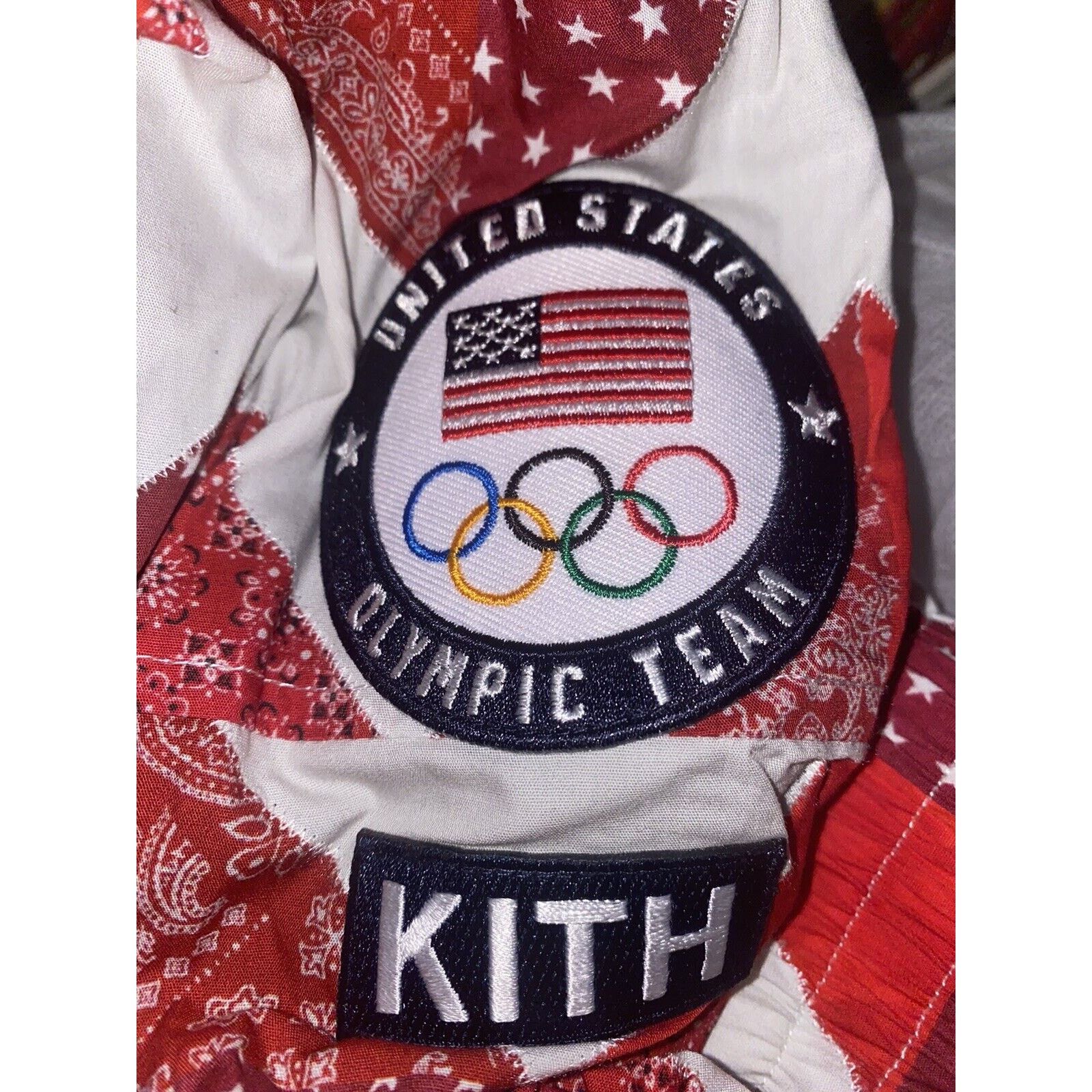 Kith New Kith Zig Zag Track Jacket USA Patchwork Sz XL Olympic Size US XL / EU 56 / 4 - 6 Thumbnail