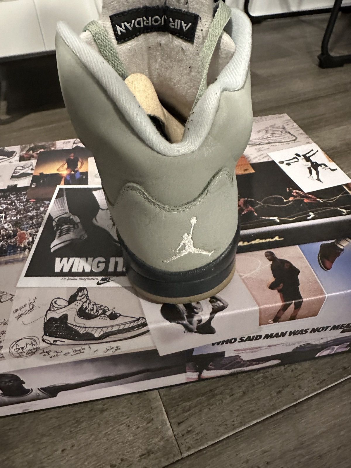 Jordan Brand × Nike Jade Green Air Jordan 5 Size US 8.5 / EU 41-42 - 6 Thumbnail