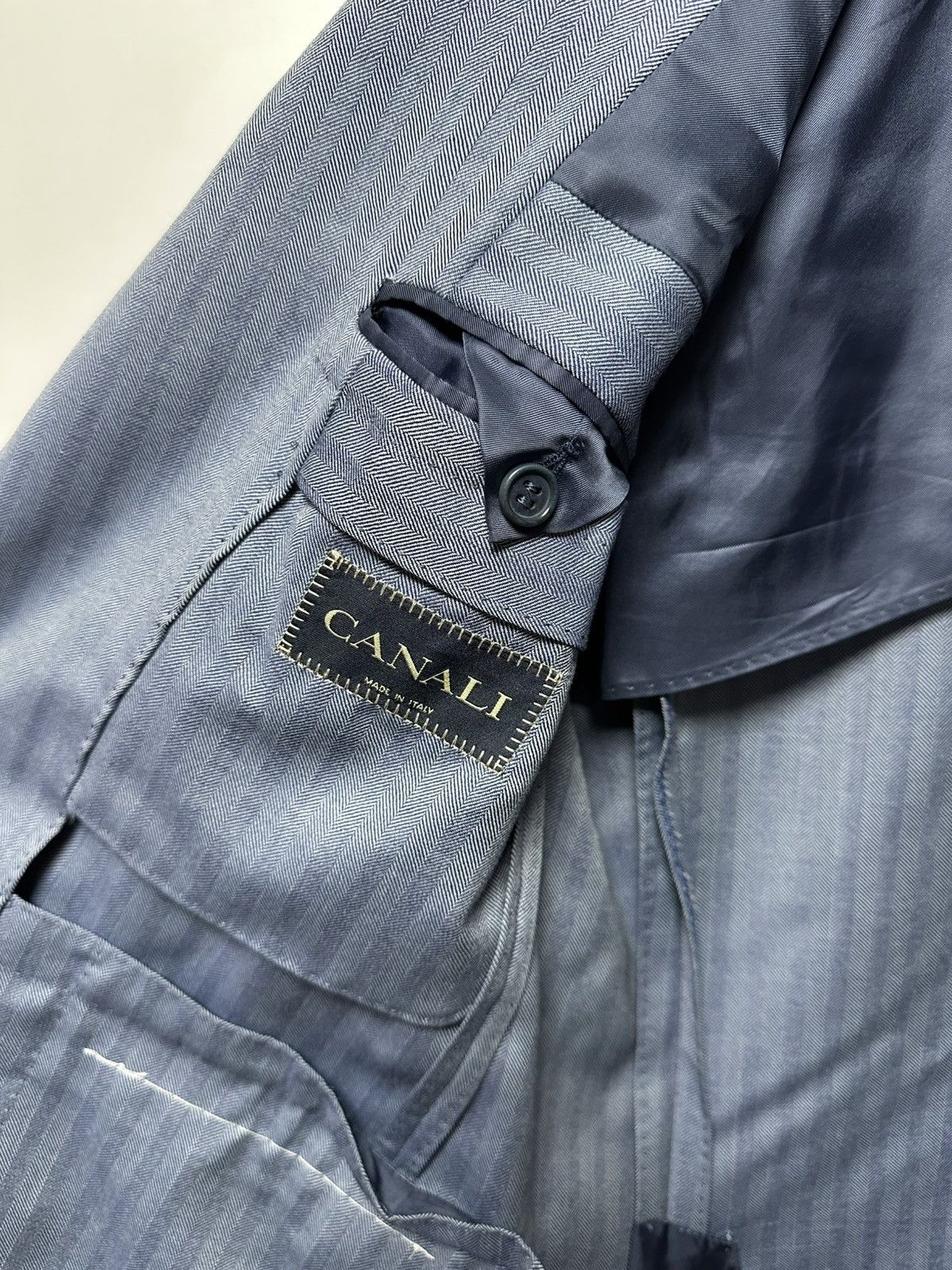 Canali Canal Luxury Rare Blazer Made in Italy Size L Size 52R - 5 Thumbnail