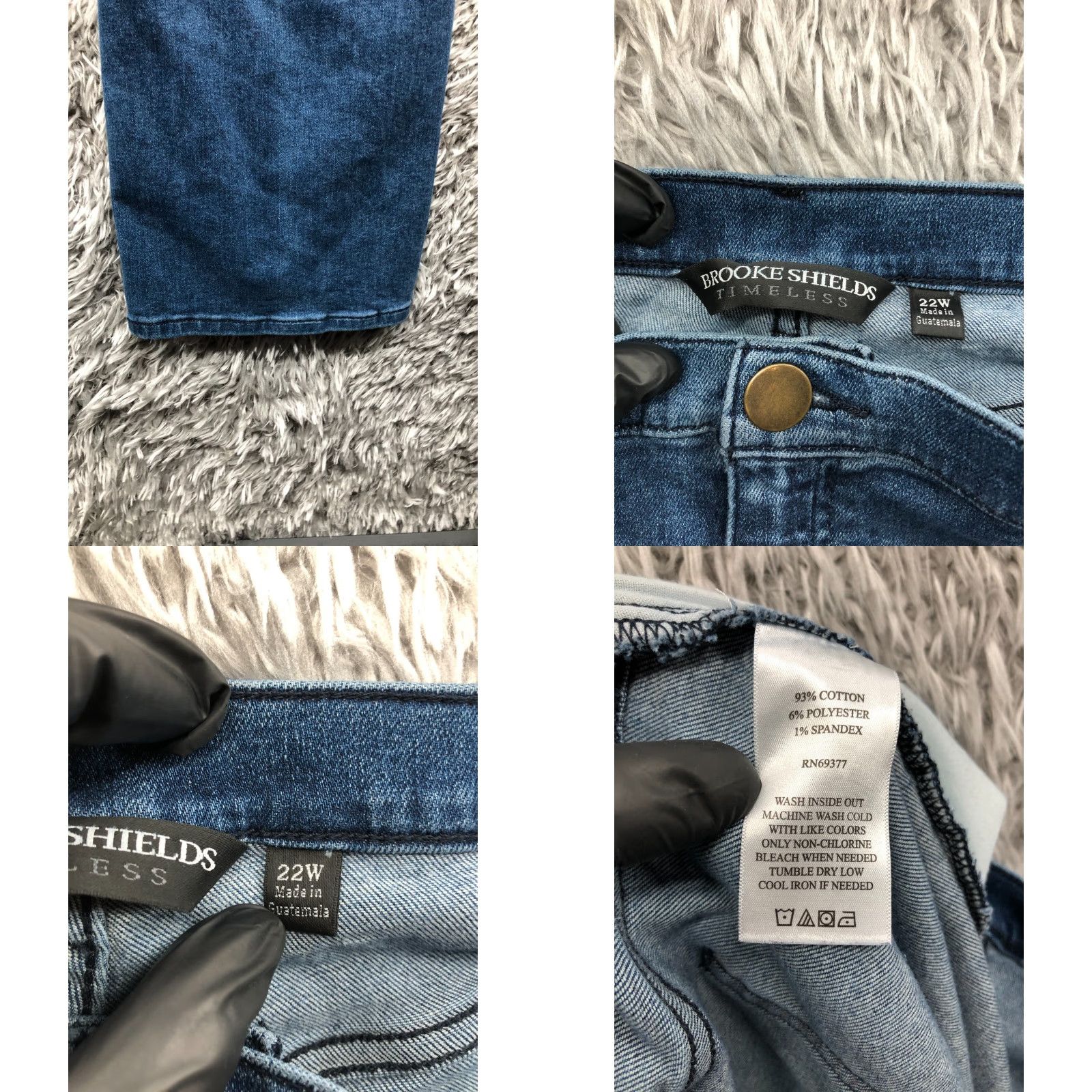 Vintage Brooke Shields Timeless Jeans Plus Size 22W Womens High Rise Medium Wash Blue Size 40" / US 18 - 8 Thumbnail