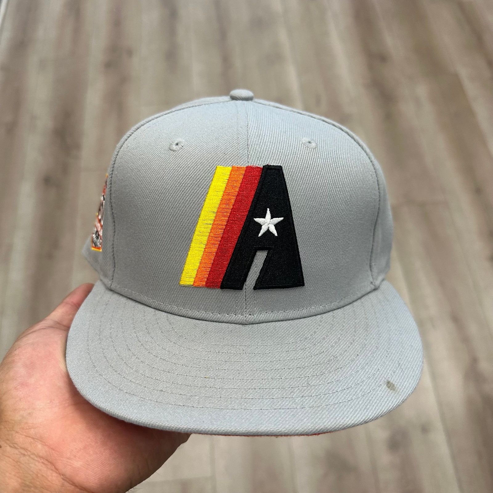 New Era New Era Houston Astros 50th Anniversary Gray Fitted Hat Size ONE SIZE - 2 Thumbnail