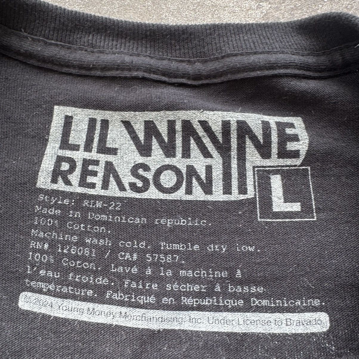 Lil Wayne × Rap Tees Lil Wayne Rap Hip Hop Y2K Real G Big Logo T-Shirt Size US L / EU 52-54 / 3 - 9 Thumbnail