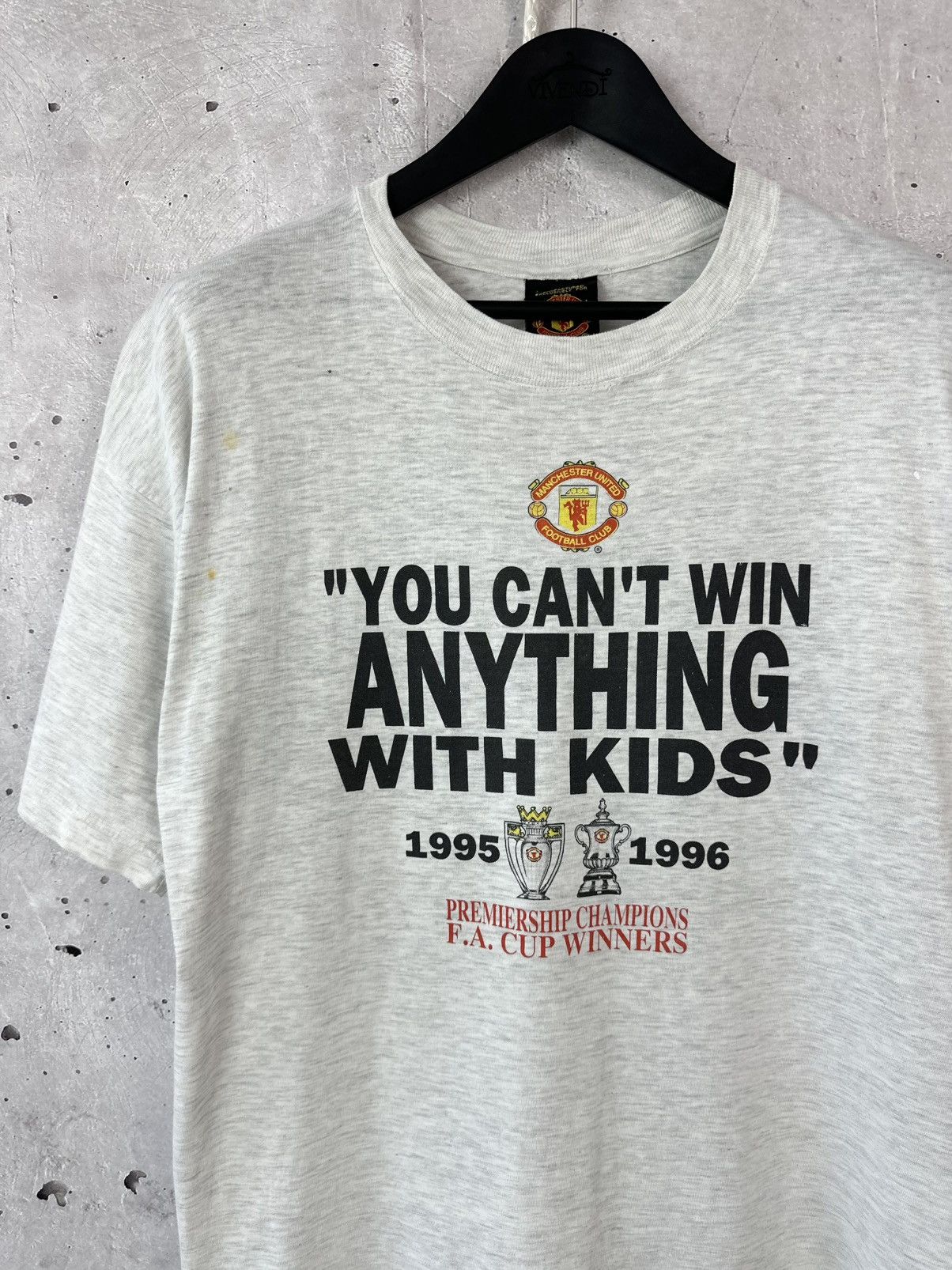 Vintage Vintage Manchester United Premiership Champions 95-96 Tshirt Size US L / EU 52-54 / 3 - 2 Thumbnail