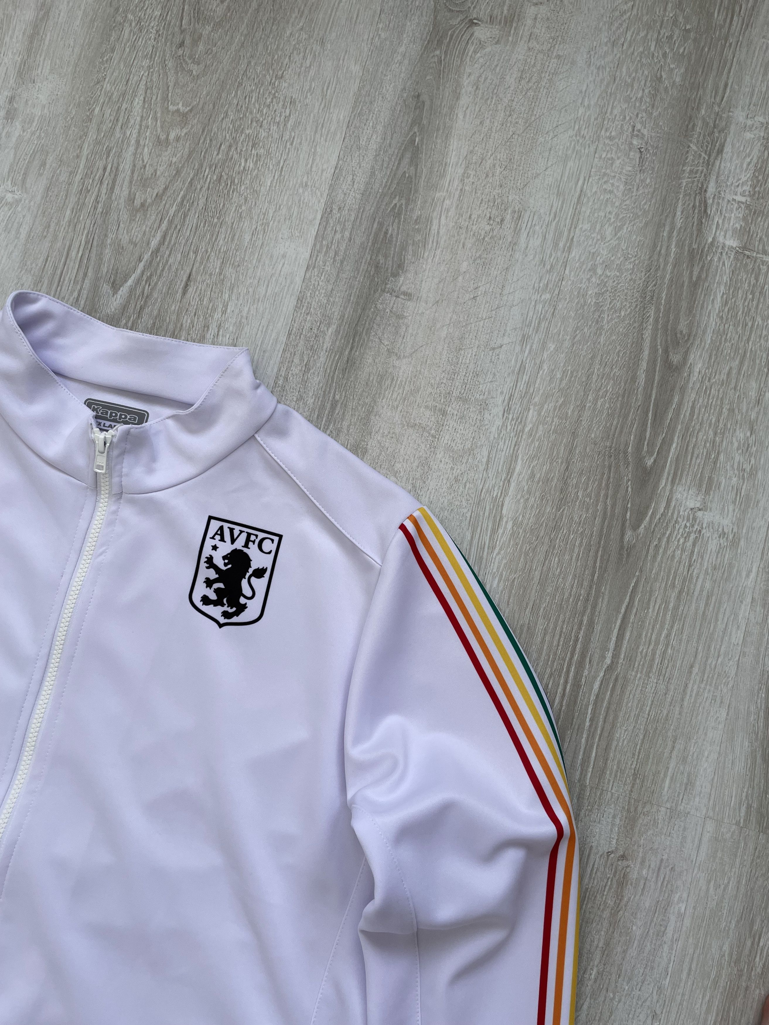 Vintage Aston Villa Kappa Full Zip Track Top Part of the Pride Size US XL / EU 56 / 4 - 3 Thumbnail