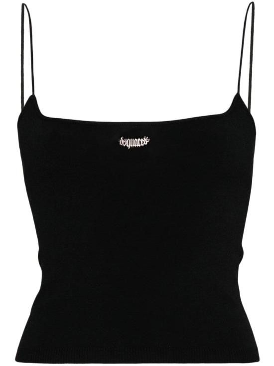 Dsquared2 DSQUARED2 Women Tops S75HA1263S18435 900 BLACK Size M / US 6-8 / IT 42-44 - 1 Thumbnail