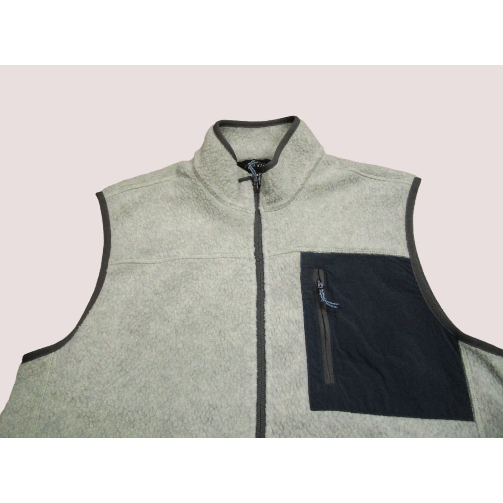 Orvis Orvis Vest Men Large Gray Fleece Sherpa Full Zip Pockets Hiking Camping Trail Leather? Size US L / EU 52-54 / 3 - 1 Thumbnail