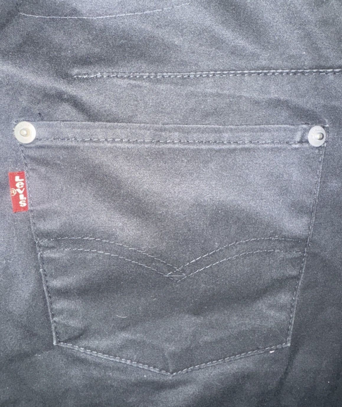 Levi's Levi's Engineered Jeans Black Denim Skirt Japan Size M Size 29" - 7 Thumbnail